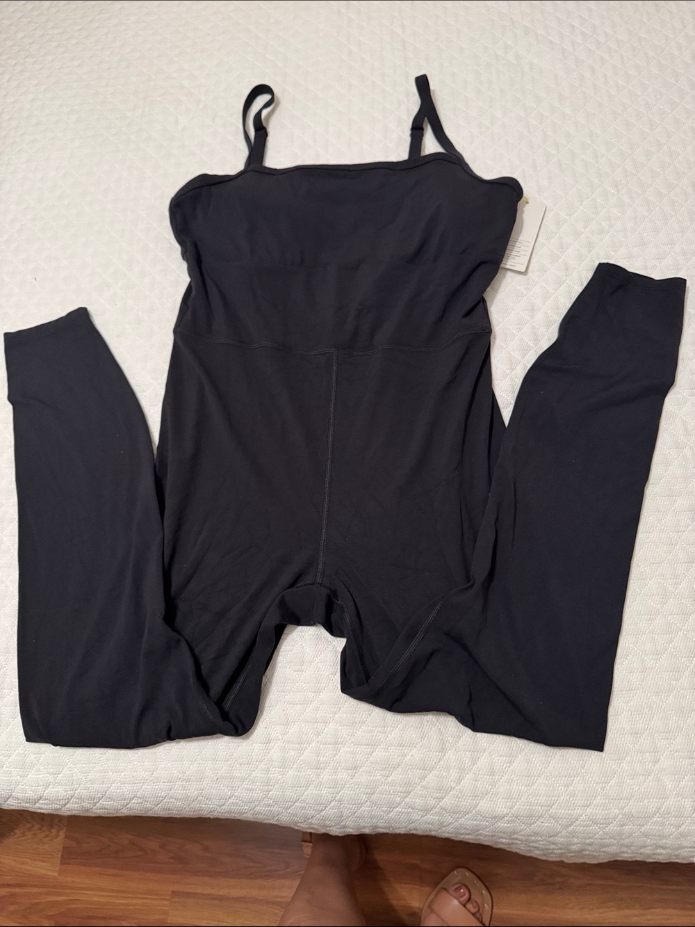 Black Sleeveless Shapewear Jumpsuit